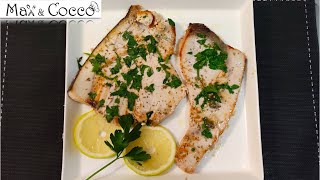 PESCE SPADA AL LIMONE E CAPPERI  Ricetta Facile e Veloce alla Piastra in Padella alla Griglia [upl. by Orford]