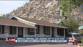 Kernville Memorial Day weekend off to slow start [upl. by Airdnaxela]