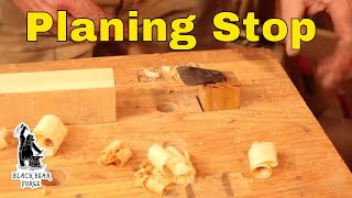 Woodworking planing stop or bench stop [upl. by Waltner]