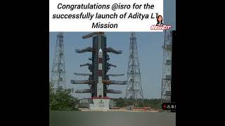 Indias Sun Mission AdityaL1 is finally launchedCongratulations isro isro adityal1 [upl. by Otrevlig163]