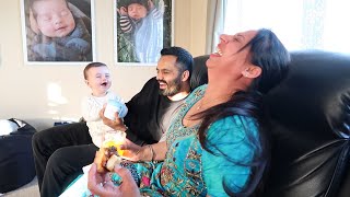 NOAH LAUGHING SO MUCH WITH HIS DADI JI CUTE [upl. by Arin]