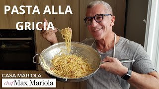 PASTA ALLA GRICIA Ricetta originale  Chef Max Mariola [upl. by Akkeber]