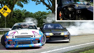 Assetto Corsa Drift in Triple Screen  GoPro POV [upl. by Ienttirb135]