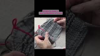 Paid Knitting  Tartan Knitting Tutorial knittting [upl. by Anyat]