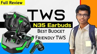 Best ANC TWS N35 Bangla Review🔥 Best Budget TWS Earbuds Under 1000 Tk  Bangla Review [upl. by Worlock]