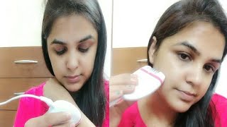 How I Epilate My Face  Demo Using Philips Epilator Philips BRE235  Philips Santinelle Epilator [upl. by Neened126]