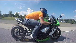 Best Motorbike Sounds and Street Racing amp Acceleration Full power Burnout [upl. by Best]