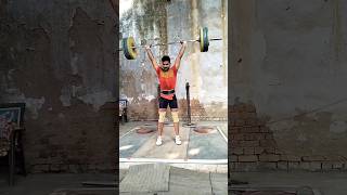 120 kg clean jark 💪 weightlifting academy Bareilly 🤘🤘 [upl. by Hemphill]