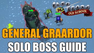 Old School RuneScape  General Graardor Solo Boss Guide [upl. by Schug851]