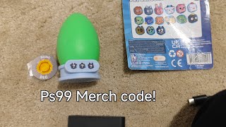 Redeeming a Ps99psx Merch code [upl. by Patt457]