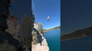 Front Barani Full 3 flips  15 twists cliffdiving cliffjumping extreme sports adrenaline [upl. by Siesser956]