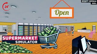 Supermarket Simulator 💵 Early Access 🛒 bigshop livestream [upl. by Pacorro520]