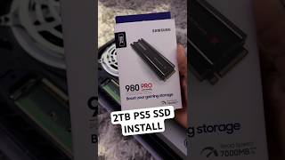 2TB PS5 SSD Install  Quick and Easy PS5 gaming playstation playstation5 [upl. by Nalani]