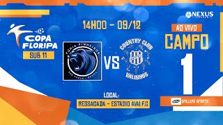 ⚽🏆 COPA FLORIPA 2024 🏆⚽  FÚRIA PINHEIROS X COUNTRY CLUB  Sub 11 [upl. by Fradin]