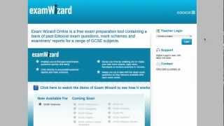 Edexcel examWizard demonstration [upl. by Haines]