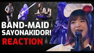 BANDMAID  Sayonakidori サヨナキドリ  Live at Shibuya Eggman reaction [upl. by Ativla]