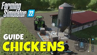 Farming Simulator 22 How to Farm Chickens [upl. by Vani]