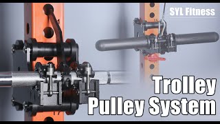 SYL Fitness Power Rack Trolley Pulley System [upl. by Osbert]