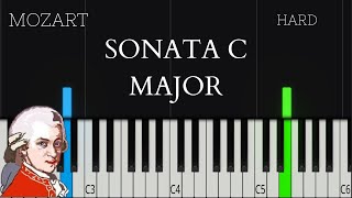 Mozart  Piano Sonata No 16 in C Major K545 1st Movement  HARD Piano Tutorial [upl. by Arbba]