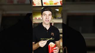 Working at Mcdonalds Be Like JosiahSchneider shorts [upl. by Alliuqet521]