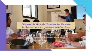 FORMATION Sommelier Caviste Ambassadeur en Gastronomie [upl. by Imak923]