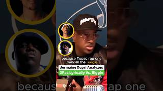 Jermaine Dupri Analyzes 2Pac Lyrically Versus Biggie [upl. by Ytnom119]