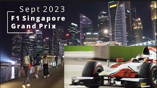 Formula 1 Singapore Grand Prix Night Race – Sept 2023 HD Night walk at Marina Bay Collyer Quay [upl. by Marylee884]