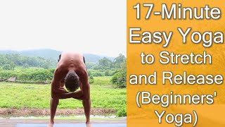 17Minute Easy Yoga to Stretch and Release Beginners Yoga [upl. by Eniluqcaj150]