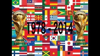 Stadi delle finali mondiali di calcio 19782014 [upl. by Nilhsa]