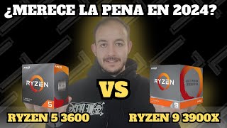 Ryzen 5 3600 vs Ryzen 9 3900X  ¿Vale la pena en 2024 comprar el Ryzen 9 3900X Descúbrelo aquí [upl. by Fornof604]