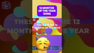 Months of the Year Syllable Song Phonological Awareness  5J Songs [upl. by Ynatterb]