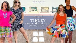 Important Sewing News Tinley Shorts Skirt and Skort Sewing Pattern is here [upl. by Elletnuahc]