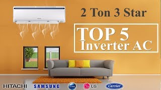 Best 2 Ton Inverter AC in India Know Features amp Price  3 Star Rating Split Air Conditioner [upl. by Naihs]