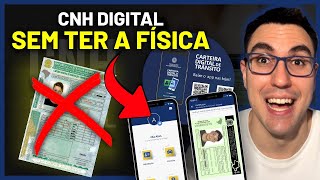 COMO CADASTRAR A CNH DIGITAL NO CELULAR SEM TER A CNH FÍSICA EM MÃOS [upl. by Ydne]