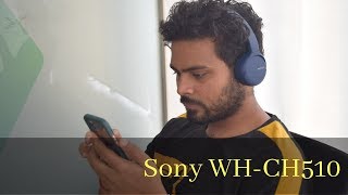 Sony WHCH510 Review Impressive sound and extraordinary battery backup [upl. by Ortrude]