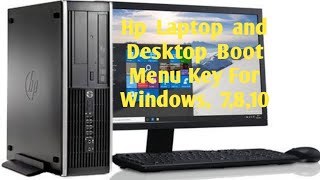 Hp Desktop Boot Menu Key amp Bios Options in HP computer  Bios Key Kaise Pata karen [upl. by Lancelle62]