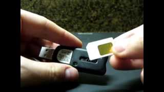 How to insert SIM card into card reader [upl. by Anohr]