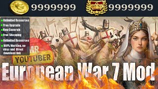 European War 7 Mod Apk  Unlimited Resources  Latest Verrsion [upl. by Nelak]