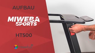 Miweba Sports HT500 Laufband  Aufbau  Montage  SchrittfürSchritt Anleitung [upl. by Nuahsal]