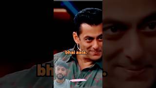 Salman Khan interview 😍 Salman Khan और Hindustani bhau Bigg Boss NadeemKhanviralvideo shorts [upl. by Elakram881]