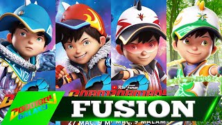 ALL BOBOIBOY FUSION GLACIER FROSTFIRE SUPRA SORI  YA SUDAHLAH COVER PARODY LOOP 10 MINUTES [upl. by Aennaej935]