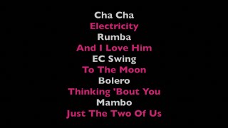 Rhythm Round Playlist 1 Cha Cha Rumba Swing Bolero Mambo Ballroom Dance Flight Music [upl. by Feriga]