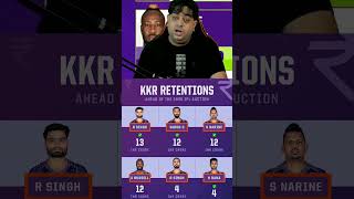 Kkr retention ipl 2025 ipl2025 rinkusingh [upl. by Yclehc576]