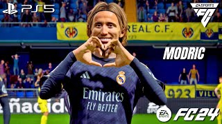 FC 24  Villarreal vs Real Madrid  La Liga 2324 Full Match  PS5™ 4K60 [upl. by Netfa]