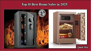 ✅ Top 10 Best Home Safes in 2025 [upl. by Yila]