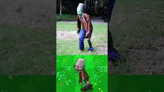 PvZ Zombies in Real Life 😂😂😂 pvz memes shorts [upl. by Hellene]