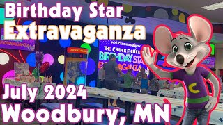 The Chuck E Cheese Birthday Star Extravaganza FULL SHOW  Woodbury MN  July 2024 [upl. by Redleh]