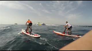 Playing with boat wakes  Red Shark Bikes [upl. by Loren]