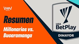 Millonarios vs Bucaramanga resumen y goles  Liga BetPlay Dimayor 2024 2  Fecha 2 [upl. by Ailefo]