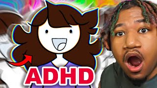 Jaiden Animations I found out I have ADHD REACTION [upl. by Dede]